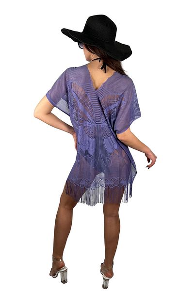 Sinhan Pareo Comfortable and Stylish Beach Dress Butterfly Pattern - Lavender
