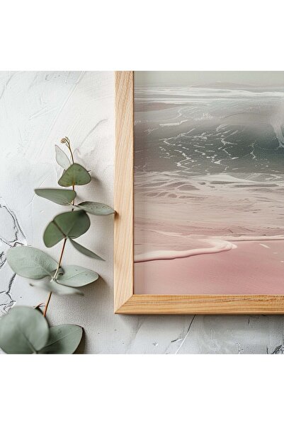 STARYUNA Ahşap Çerçeveli 3'lü Deniz Manzaralı Tablo Yuna15