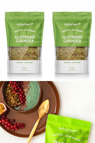 Naturiga Glutensiz Matcha & Goji Granola 2'li Fırsat Paketi