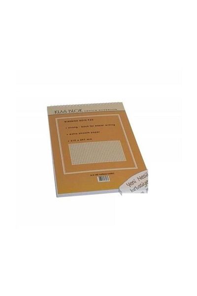 Klas A4 Office Book - Memo Pad, Spiral and Check 100 Sheets