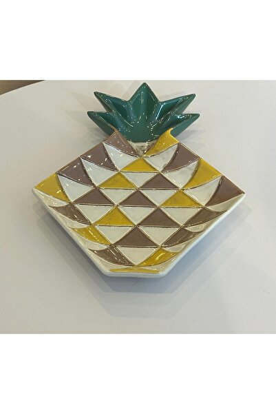 DOQUU DEKORATİF ANANASLI TABAK