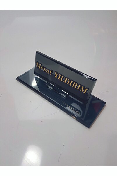 MERTKRİSTAL Masaüstü Kristal Isimlik, Hediye Ofis Kalemlik M144