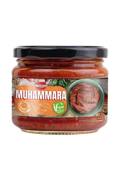 Mezzet Geleneksel Katkısız Muhammara 300 g - Cevizli ve Sarımsaklı Vegan Sos