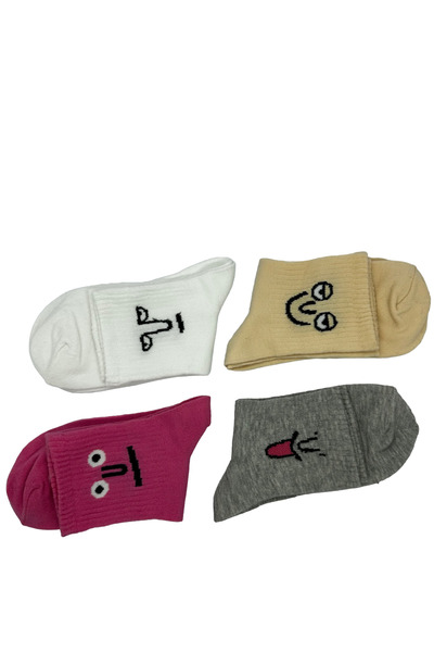 Genel Markalar Kadın Spor Çorap 4'lü Paket
