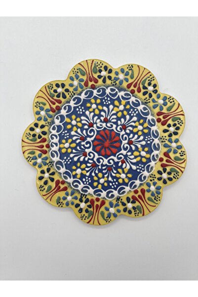 Mertgift El Yapımı Seramik Sarı Nihale