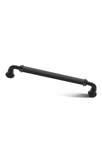 EMSALtasarım Yakut Siyah Modern Lüks Mobilya Dolap Çekmece Kulpları 160 Mm-ya...