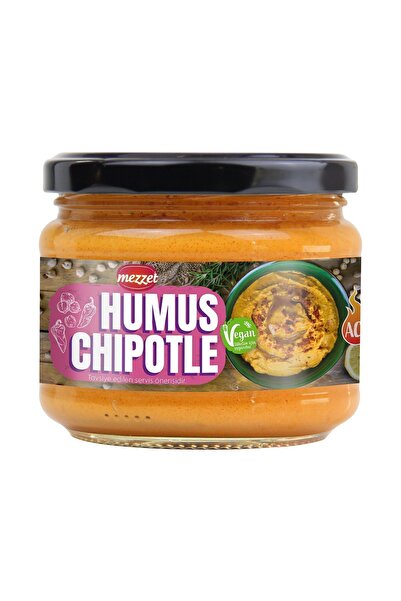 Mezzet Vegan Koruyucusuz 300 gram Chıpotle Acılı Humus