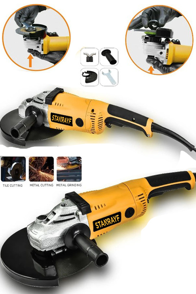 stanrayf Alman 230Mm 7800 W Isınmaz Motor Metal Şanzumanlı Tam Otamatik Profe...