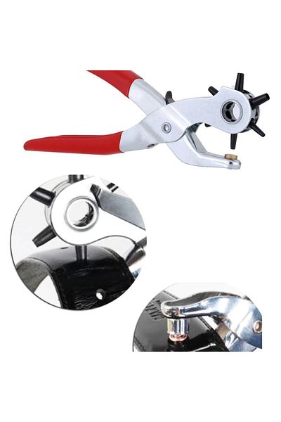 checkmate Revolving Belt Piercing Pliers Leather Piercing Clamp Stapler