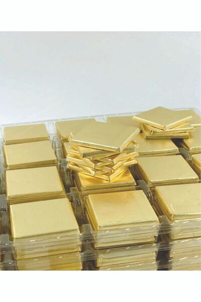 Agon Çikolata Altın Sargılı Sütlü Madlen72 Adet - Ikramlık Çikolata