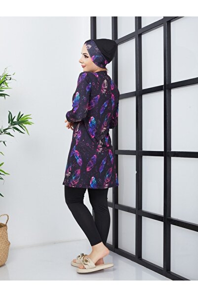 yessir Hijab Μαγιό Full Closed Lycra Micro Ύφασμα