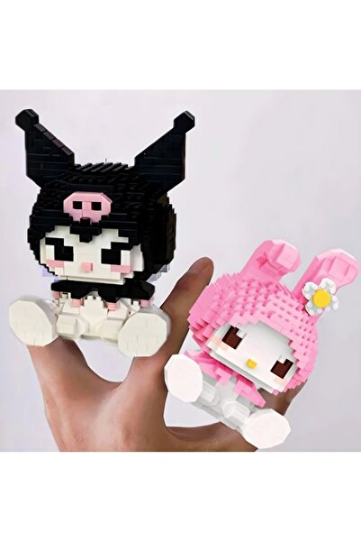 DEK BRİCKS  My Melody- Kuromi 2'li Set Yapboz Puzzle Hobi Yapıtaşları