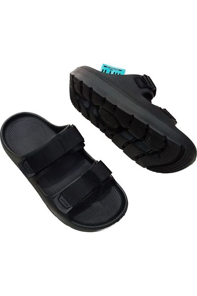 Sonimix Unisex Velcro Beach Pool Daily Eva Light Sole Soft Slippers
