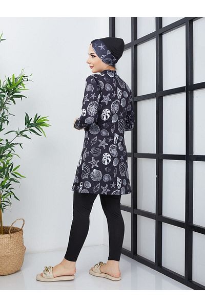 yessir Hijab Swimsuit Full Covered Lycra Micro Fabric