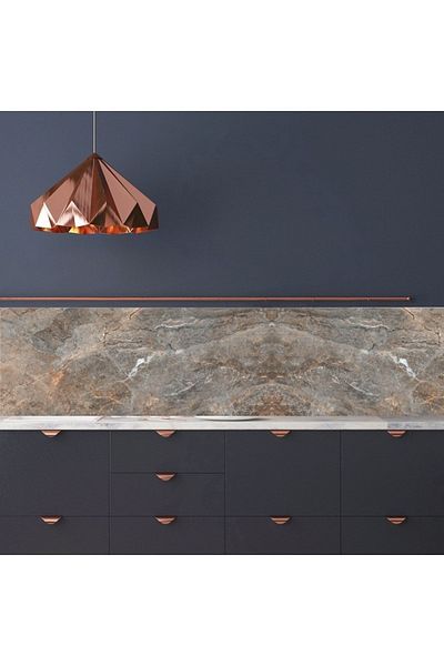 Bigaimaj 60cm x 100cm Folie cu model de marmură - Blaturi de bucătărie, autoadeziv