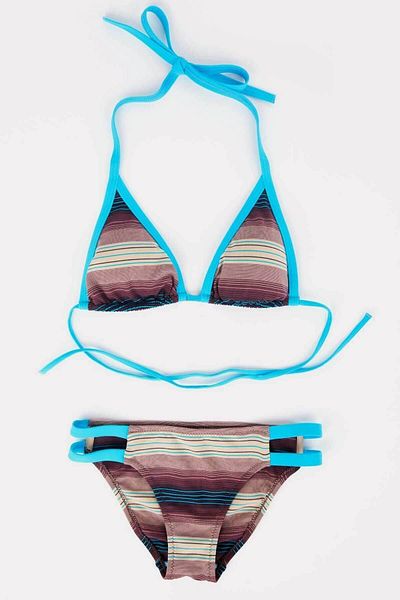 AYYILDIZ 1463 Set de bikini pentru fete albastre