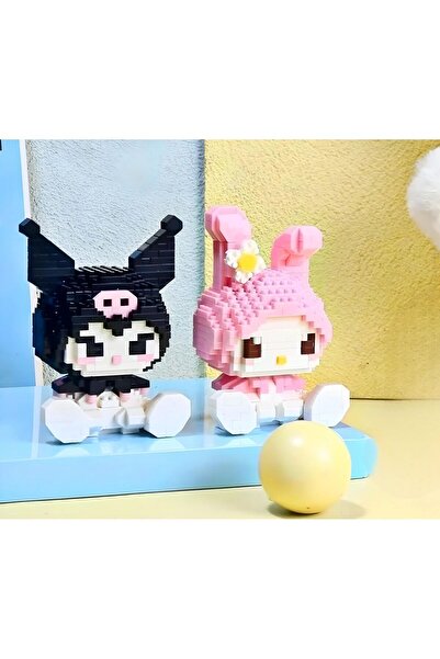 DEK BRİCKS  My Melody- Kuromi 2'li Set Yapboz Puzzle Hobi Yapıtaşları