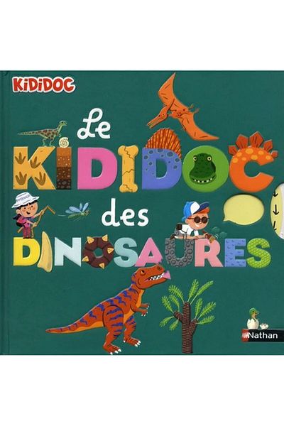 NATHAN Dinosaur Style Slide-On Book for Children
