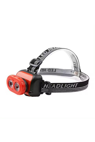 farissu Kuru Pil ile Çalışan Kafa Feneri - 1000 Saat Ömür, ABS Gövde