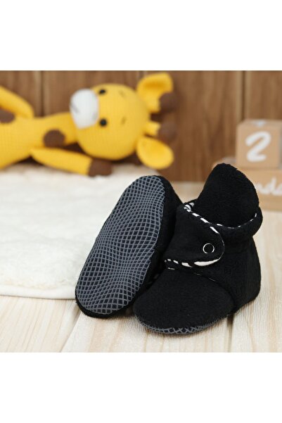 Ella Bonna Kaydırmaz Taban Bebek Pandufu İlk Adım Ev Patiği Terletmeyen Organik Pamuk Astarlı