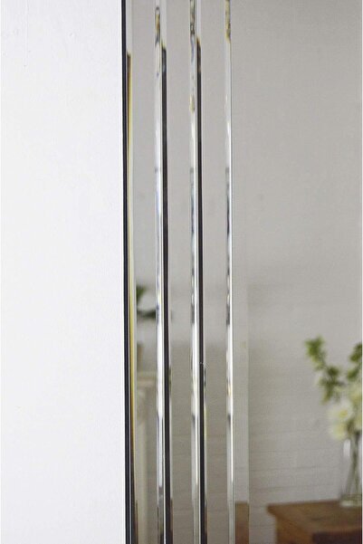 ant home Model Star Dekoratif Desenli Bizoteli Salon Ofis Konsol Aynası 75x50