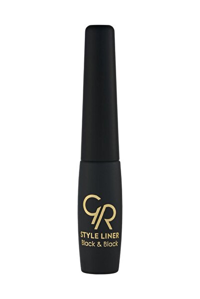 Golden Rose Style Liner Metallic Eyeliner No: 14 Black - Metalik Eyeliner - 8...