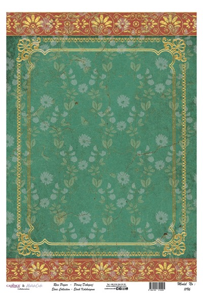 Cadence Boya ملابس نحاسية ديكوباج-1196 موديل