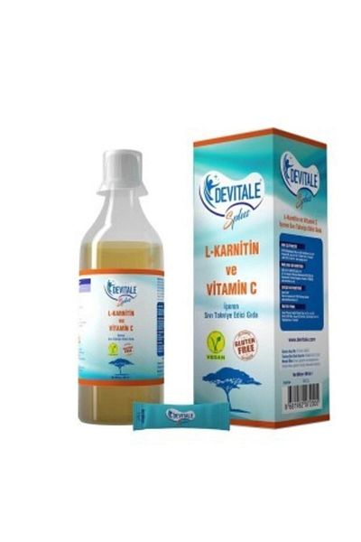 DEVİTALE Devitale Splus - مكمل غذائي سائل يحتوي على L-Carnitine وفيتامين C