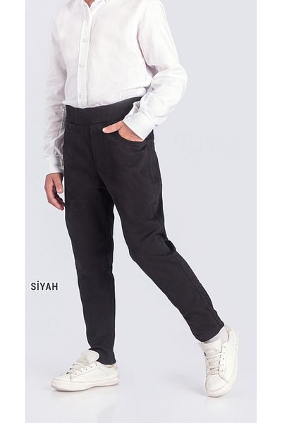 Mıstık Bebe School Trousers - Elastic Waist Design