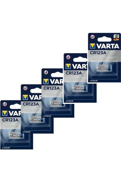 Varta 6205 Cr123a 3v Lityum Pil 5'li