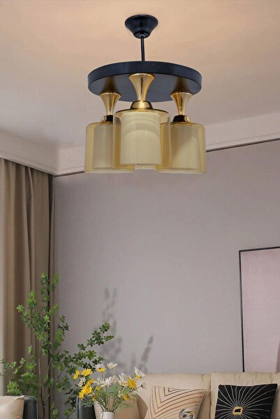 D-light Begonya Avize Siyah