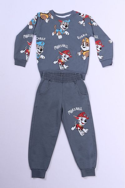 HÇM Boy's Tracksuit Set - Dog Printed B53