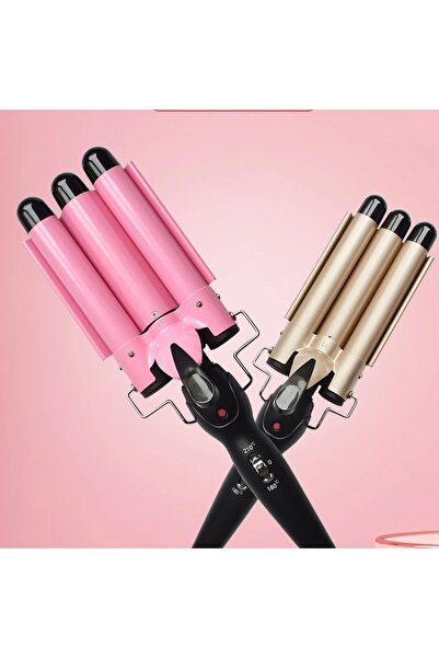 DEMPOWER Profesyonel Seramik Su Dalgası Saç Şekillendirici Wag Saç Maşası