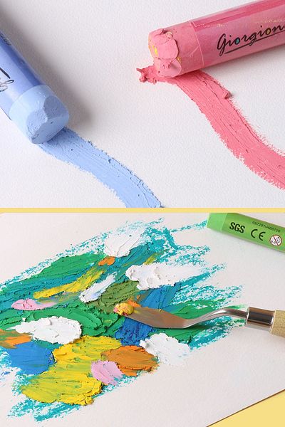 Vox Art Set of 12 Soft Oil Pastel Paints
