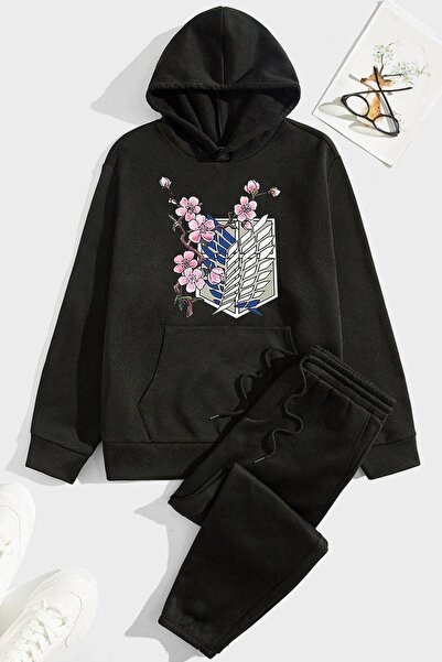 PAWWY Σετ φόρμας unisex με φλοράλ σχέδια