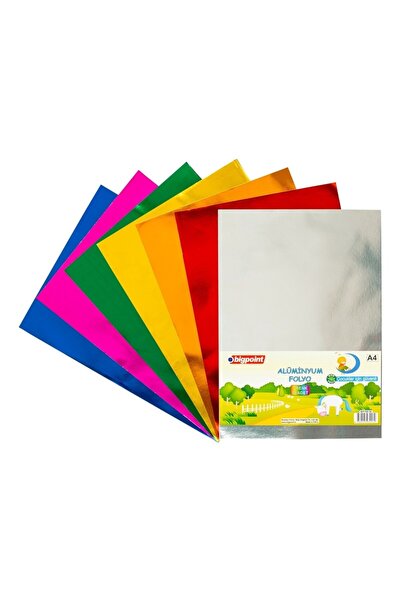 Polin A4 Renkli Alüminyum Folyo Kağıt 85 gr 10'lu Paket