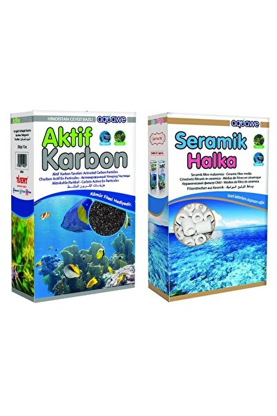 TİSERT Seramik Halka + Aktif Karbon Ikili Set