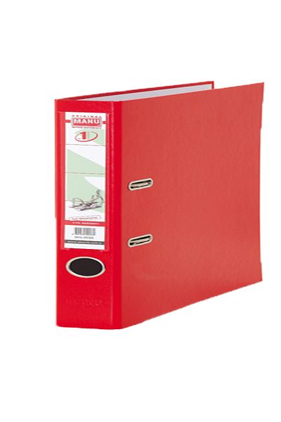 MANU Red Wide Plastic Office Folder - Model 2030