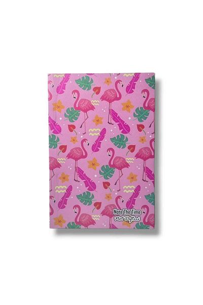 Pembe Pasaj Unlined Notebook Flamingo Themed Affordable Notebook Notebook 14cm X 2notebook1cm