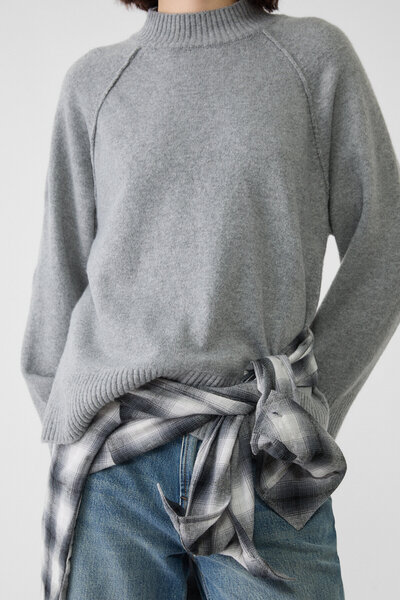 Stradivarius Basic triko kazak
