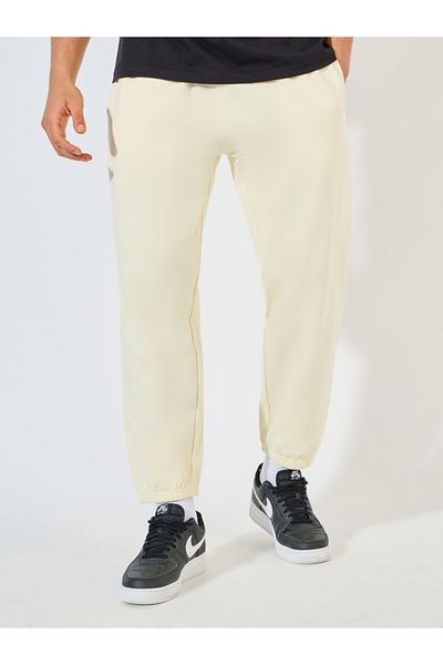 Styli Relaxed Fit French Terry Joggers with Elasticated Hem
