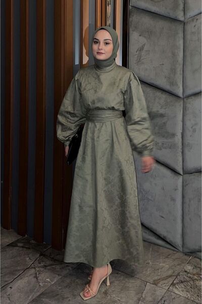 Ceylan Otantik Βραδινό φόρεμα Çağla Jacquard