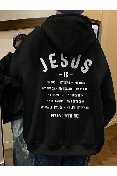 Vordevia Φούτερ με στάμπα Jesus Special Design