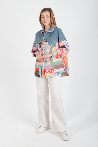 Hatun Atila Jachetă matlasată din denim HatunAtila - 8557-4