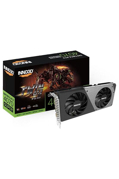 INNO3D Nvidia Geforce Rtx4070 Super Twin X2 - 12Gb 192Bit Gddr6X Graphics Card N407S2-126X- 186162 N