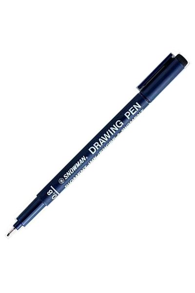 Snowman Drawing Pen Technical 0.8 Mm Black Ft700/0.8