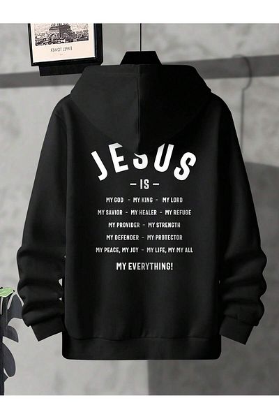 Vordevia Φούτερ με στάμπα Jesus Special Design