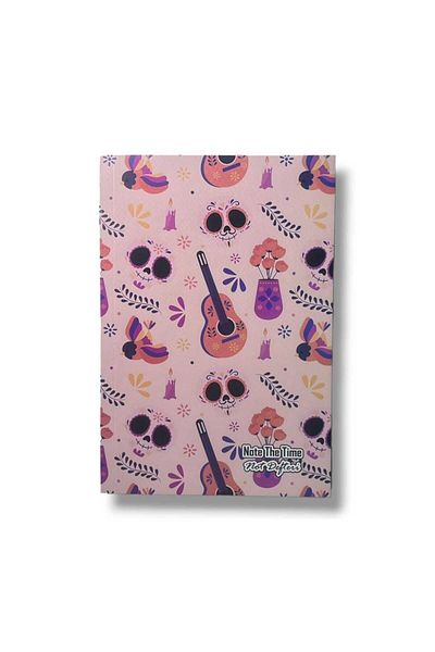 Pembe Pasaj دفتر ملاحظات غير مبطن لمحبي الموسيقى، مقاس 14 سم × 21 سم