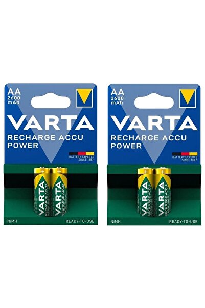 Varta Şarjlı 2600 Mah 2'li Kalem Pil 2 Paket