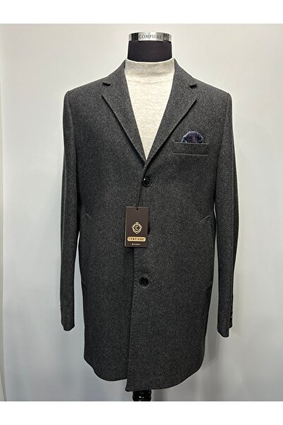 COMPİERE CEKET YAKA YÜN KAŞE REGULAR FİT PALTO